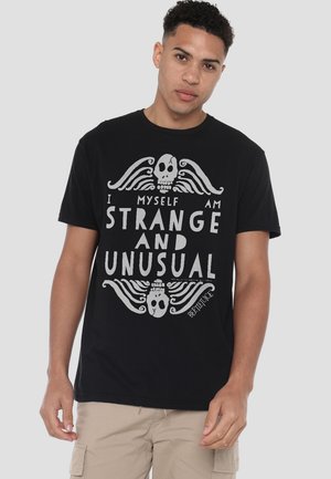 Cotton Soul, BEETLEJUICE/STRANGE AND UNUSUAL - Print T-shirt - black