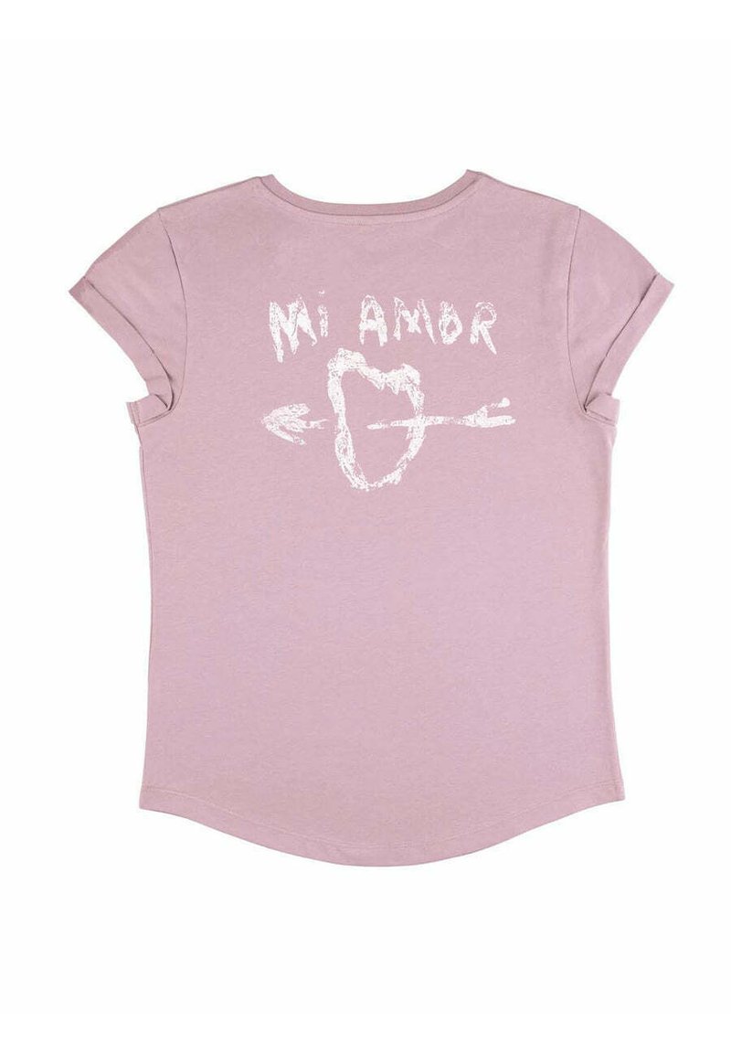 Mira Paris MI AMOR BACK ROLL - Print T-shirt - pink - Zalando.ie