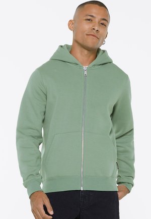 MADRID  - Zip-up sweatshirt - jade green