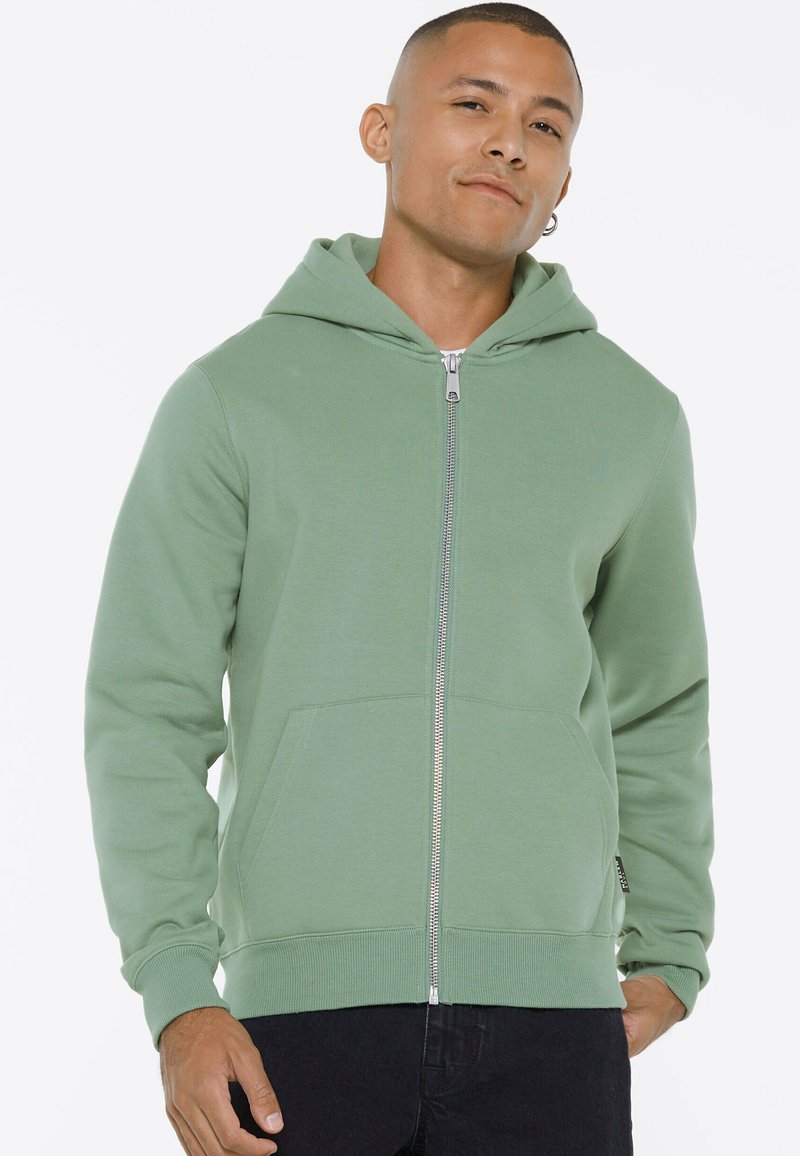 Harlem Soul MADRID - Zip-up sweatshirt - jade green