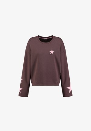 Key Largo, KEY LARGO SWEATSHIRT WSW CELEBRITY ROUND - Sweatshirt - mocca brown