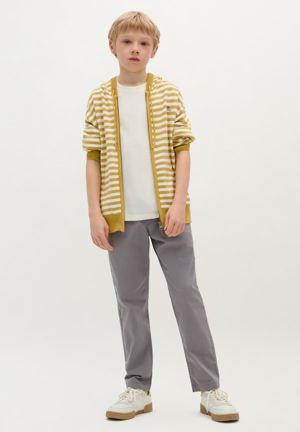 STRIPES  - Sweatjacke - mustard stripes