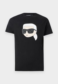 CREW NECK - Print T-shirt - black
