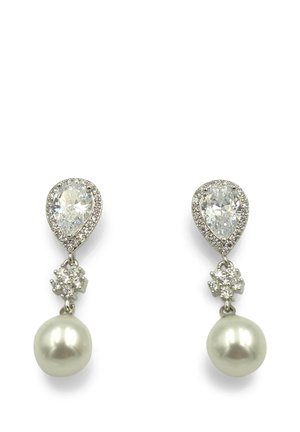 CLASSIC EVENTS - Orecchini - silber/weiss