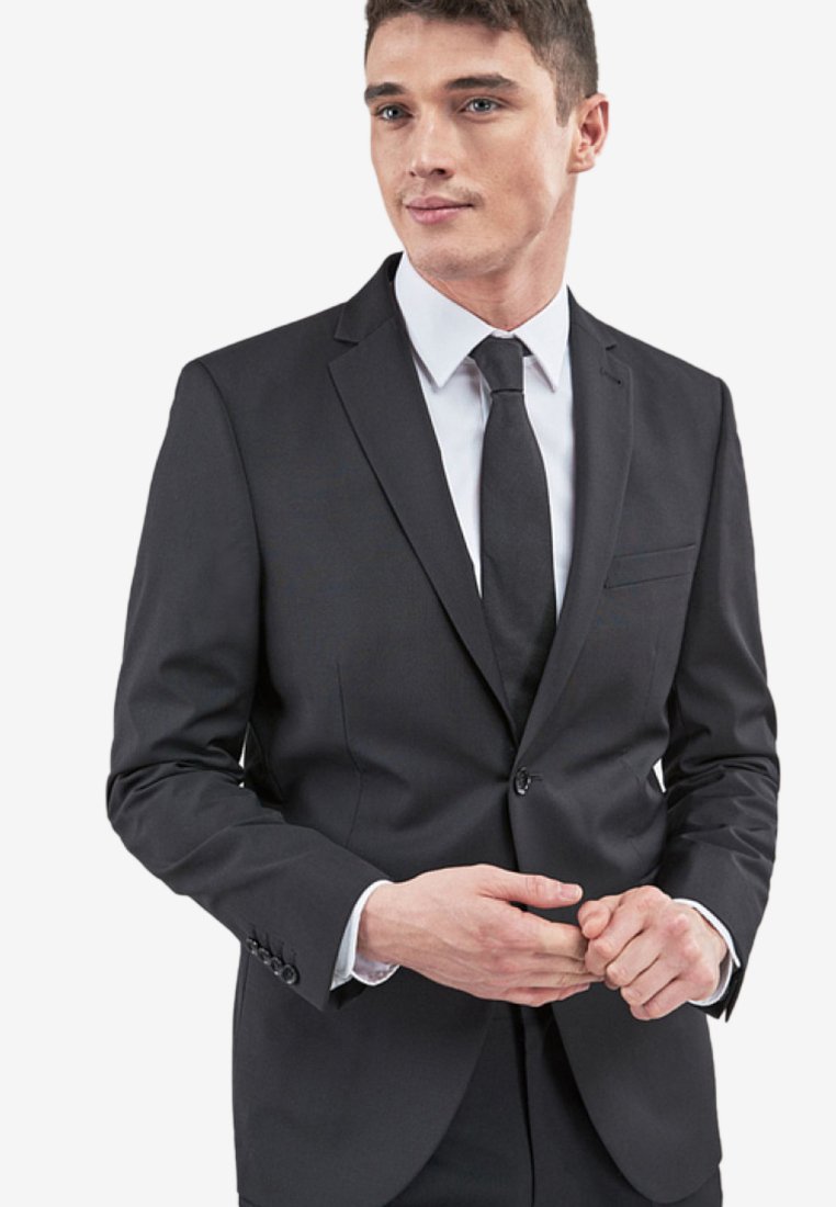 Herren Komplettanzüge | Next SIGNATURE PLAIN SUIT: JACKET-SLIM FIT Sakko black/schwarz - RG61344 Herren Komplettanzüge | Next SIGNATURE PLAIN SUIT: JACKET-SLIM FIT Sakko black/schwarz - RG61344