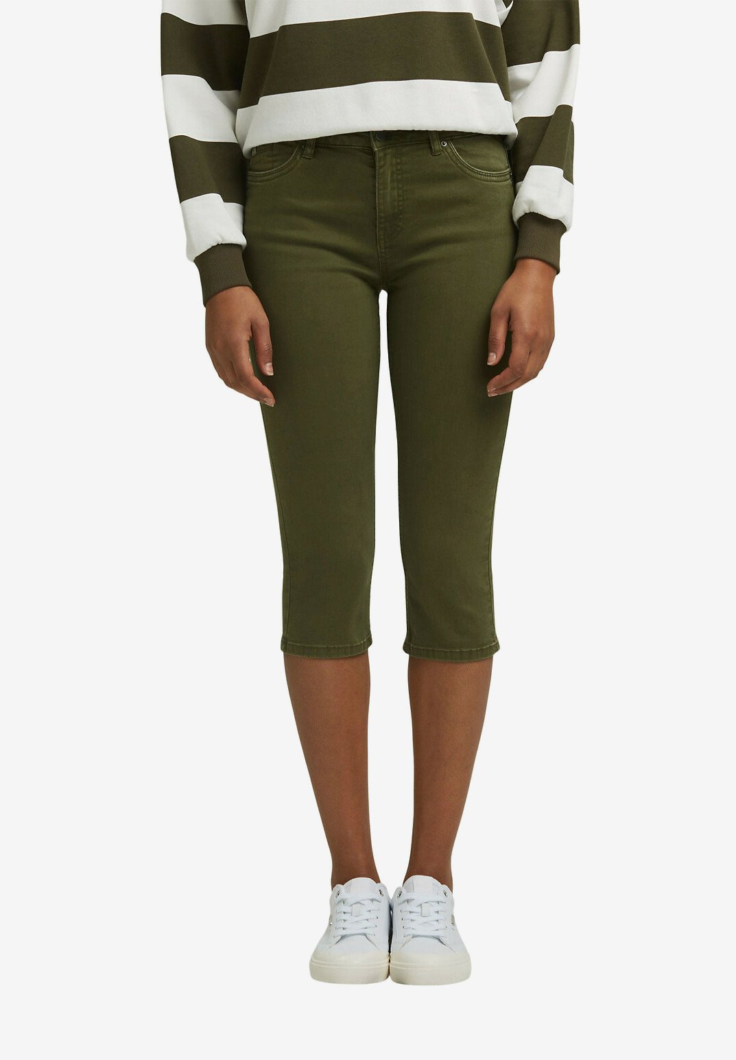 EDC by Esprit MR Skinny Capri 991CC1B319 wit kopen bij The Stone