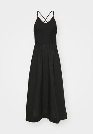 CAMERA MIDI DRESS - Day dress - black