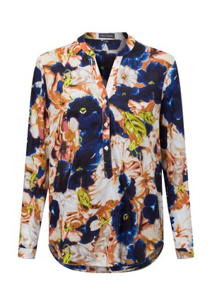 Blouse - marine camel