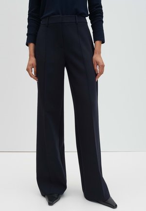 HIGH RISE WIDE  - Pantalon classique - ocean