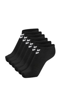 CHEVRON 6 PACK ANKLE - Enkelsokken - black black