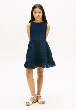 BRODERIE ANGLAISE - Vestido informal - dark night navy