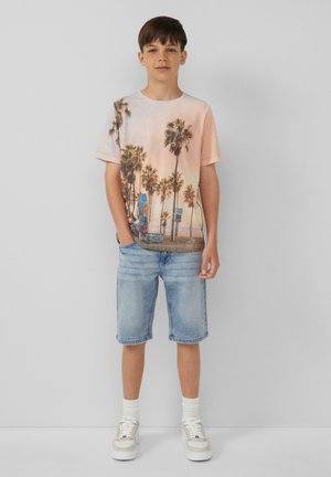 MIT ALL-OVER - Print T-shirt - weiß
