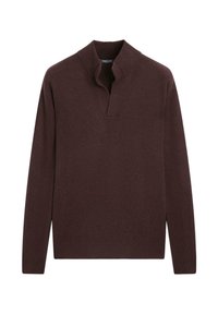 MOCK NECK  - Maglione - bordeaux