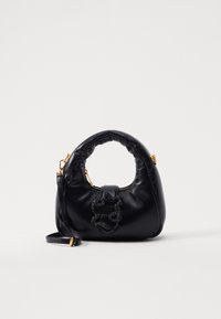 ICONIC SNAKE PUFFY - Handväska - black