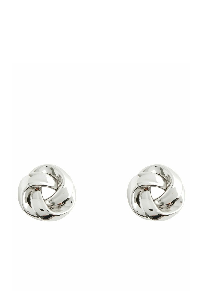 Next STATEMENT SWIRL BUTTON - REGULAR FIT - Øreringe - silver tone