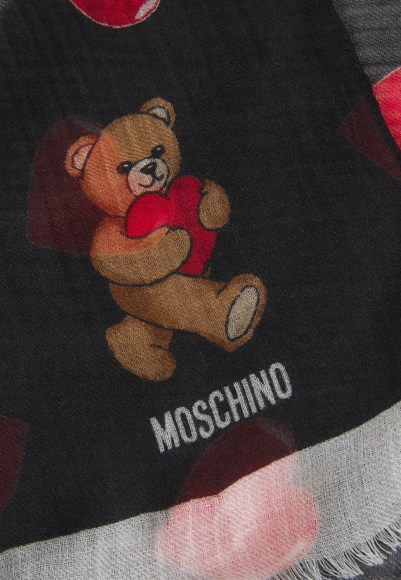 MOSCHINO HEART SCARF Sciarpa black/nero