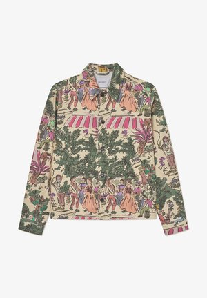 Les Deux, JAIDEN DANCING AOP JACKET - Лятно яке - oil green