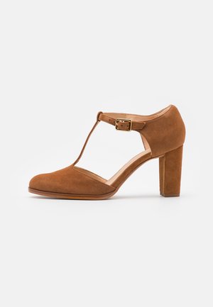 Klassieke pumps - cognac