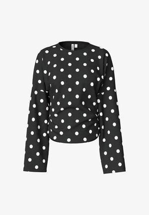 Pieces, OBERTEIL MIT LANGEN ÄRMELN PCALLI - Camiseta de manga larga - black