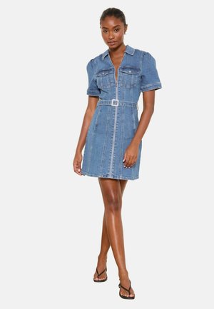 Lipsy, Denimové šaty - mid wash blue