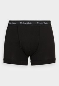 Calvin Klein Underwear TRUNK 3 PACK COTTON STRETCH - Úzke boxerky - camel/black/ red carpet
