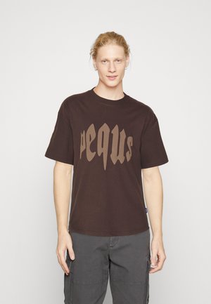 MYTHIC LOGO UNISEX - T-shirt con stampa - brown