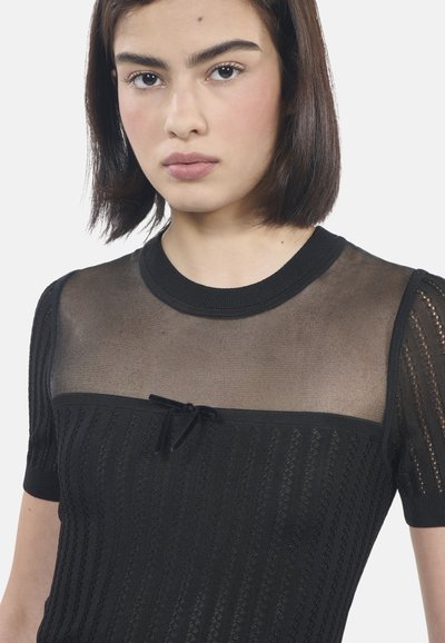 The Kooples T-shirt imprimé - black