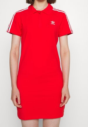 Jerseyklänning - red