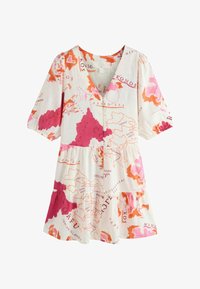 Non sélectionné, pink map print
