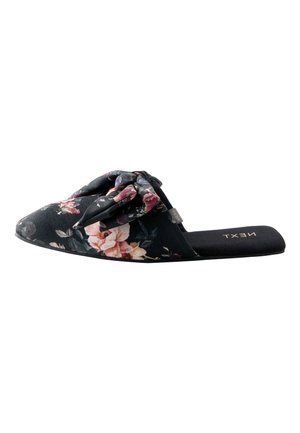 REGULAR FIT - BOW - Hausschuh - black floral