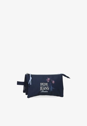 Pepe Jeans, PEPE JEANS PEPE JEANS LENAY SCHOOL PENCIL CASE 12CM FEMALE BLUE - Estuche escolar - blue