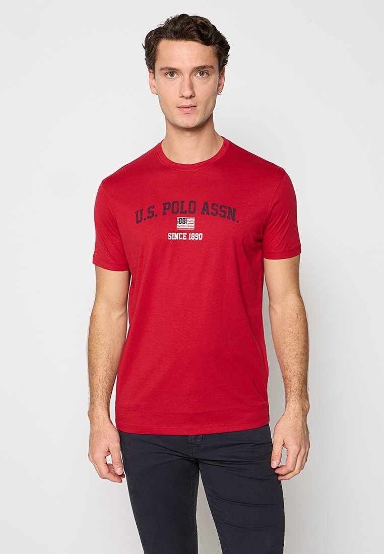 U.S. Polo Assn. T-shirt print rood