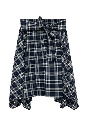 PLAID MIDI - A-Linien-Rock - dark blue