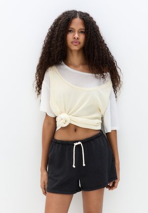 PULL&BEAR Pantaloni de trening - black