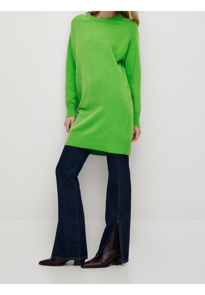 Massimo Dutti Jumper dress - green - (Pre-owned) - Zalando.ie