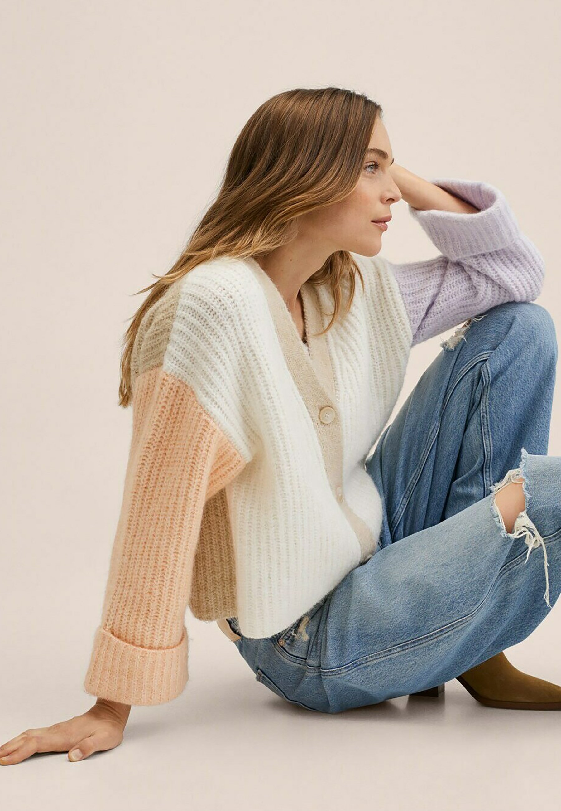 everlane twisted merino cardigan