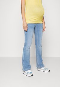 Esprit Maternity PANTS OVER THE BELLY  - Calças de ganga à boca de sino - medium wash