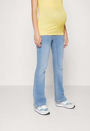 Esprit Maternity PANTS OVER THE BELLY  - Calças de ganga à boca de sino - medium wash