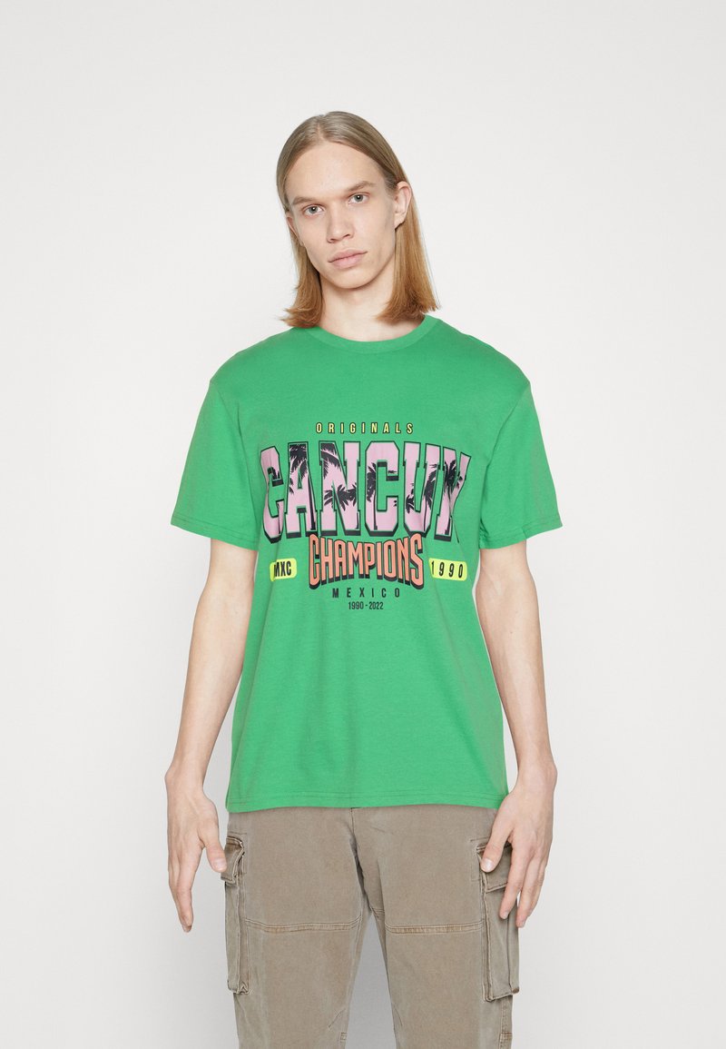 JACK & JONES Joreuphori Tee SS Crew Neck Tg T-Shirt Uomo, Bianco, XL