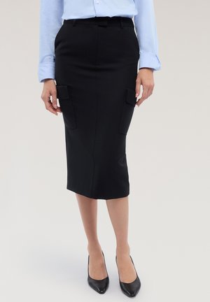 MIDI TASCHE IN - Gonna a tubino - black milano