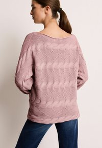 Next CABLE OFF THE SHOULDER  - Džemper - blush pink