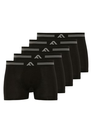 5-PACK BAMBOO SUPER SOFT BOXER SHORTS - Trunks - black