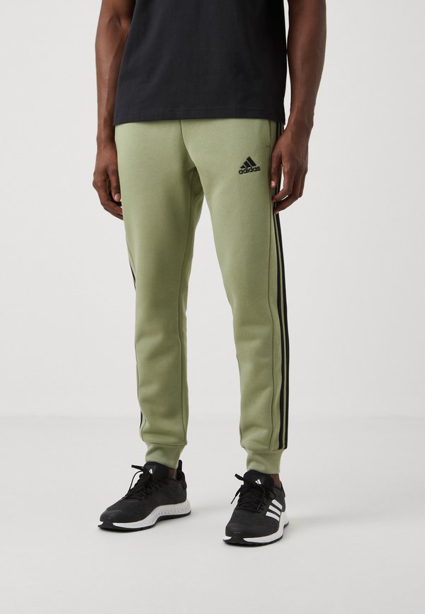 ESSENTIALS TAPERED CUFF 3-STRIPES  - Tracksuit bottoms