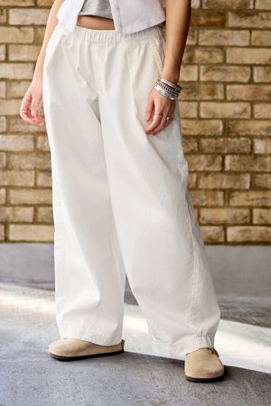 BOBBI PANT - Auduma bikses - white