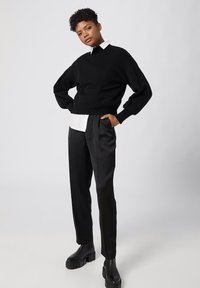 LeGer by Lena Gercke PENELOPE JUMPER - Stickad tröja - schwarz