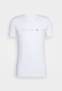 REPEAT LOGO TEE UNISEX - T-shirt imprimé - bright white