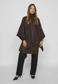 VILA VISAVANNAH PONCHO - Poncho - coffee bean