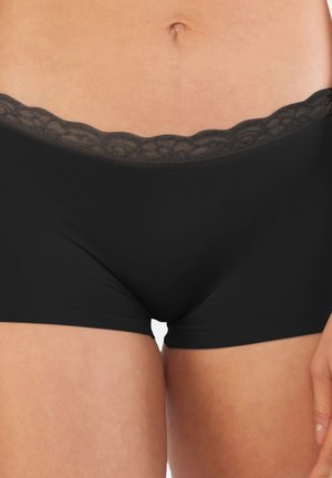 Fabio Farini, 12ER-SET NAHTLOSE DAMEN-PANTYS MIT SPITZE - Boyshorts - schwarz set