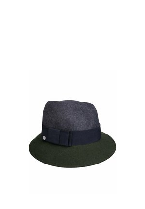 Lierys, ASYM TWOTONE WOLLFILZHUT - Hat - grau-oliv