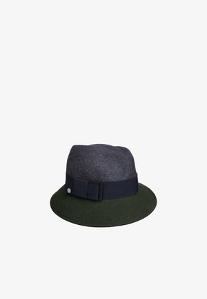 Lierys, ASYM TWOTONE WOLLFILZHUT - Hat - grau-oliv
